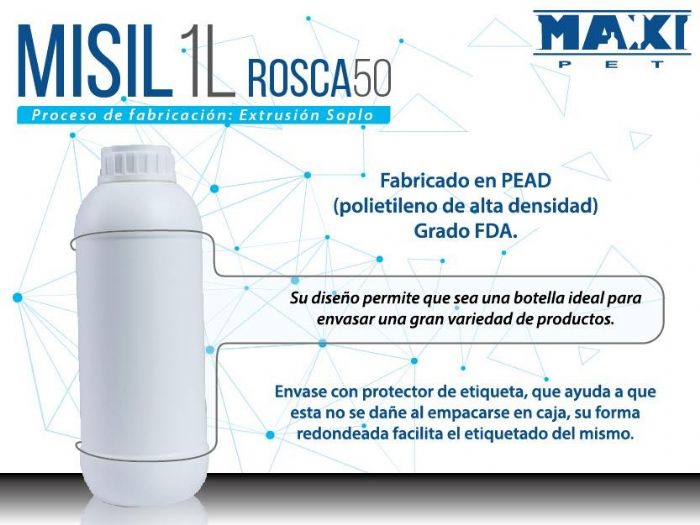 MISIL de polietileno  1 Lt R-50